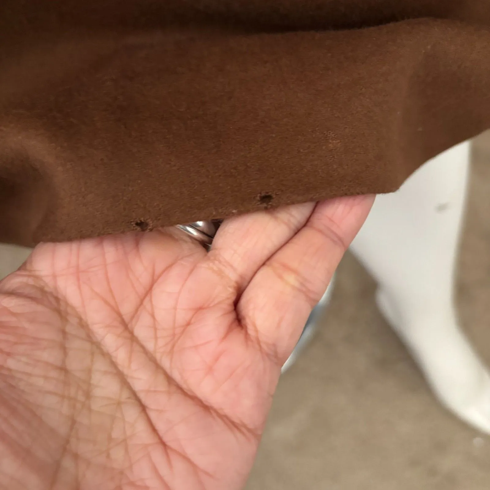 Vintage ILGWU Brown Fall 100% Wool Pencil Skirt 10 Preppy Academic Made in USA - Image 5