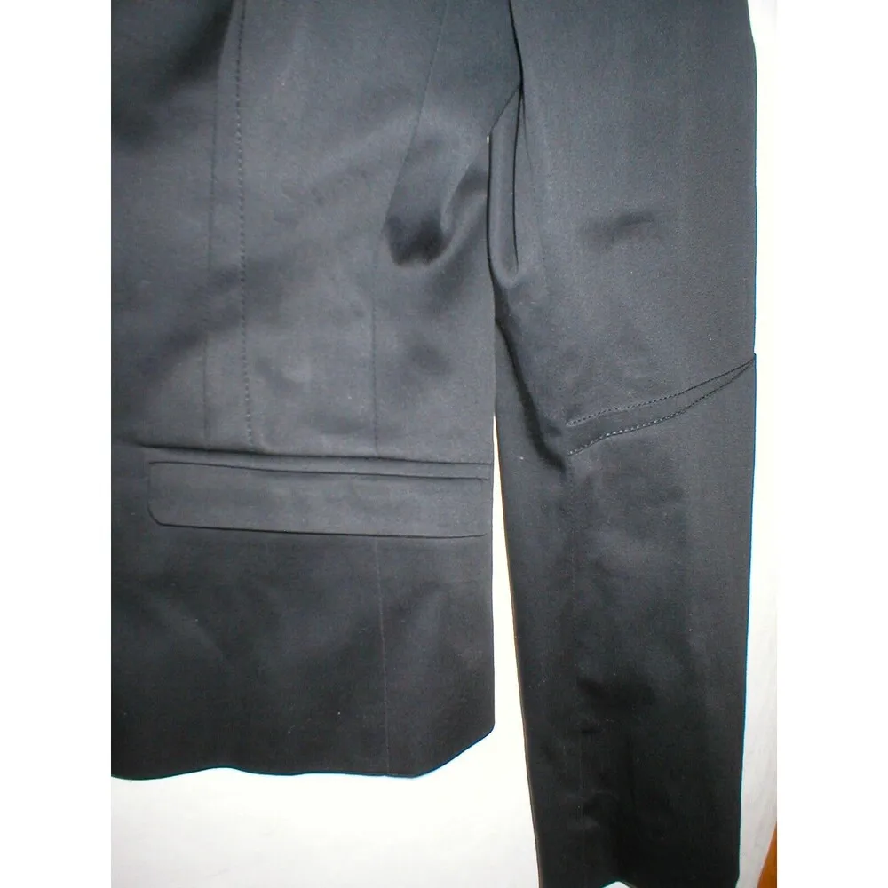 New NWT Womens 10 Designer CNC Costume National Black Suit 46 Italy Lapel Pants - Image 4