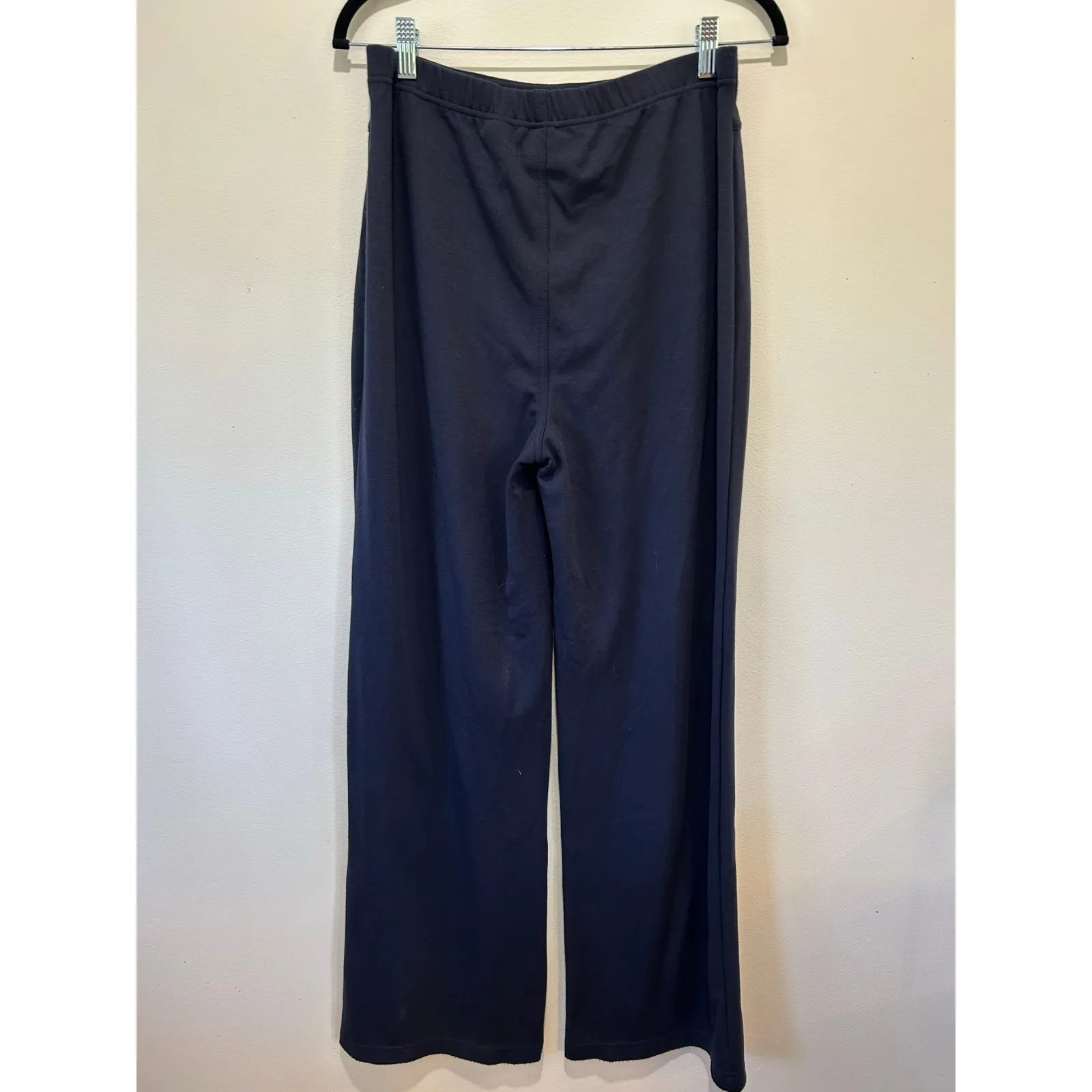Niki Taylor comfort pants navy size M wide leg elastic waist Blue Size M - Image 3