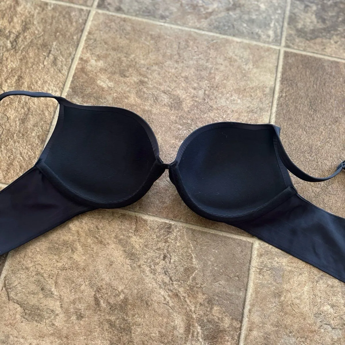 Skims Ultimate Pushup Plunge Bra Onyx Size 36B - Image 10