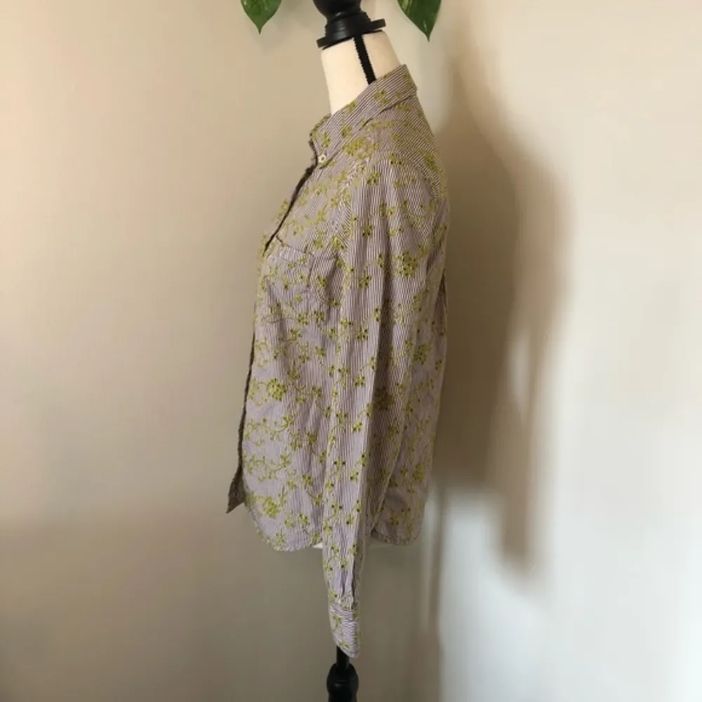 Anthropologie-Odille Eyelet Button Down Shirt - Image 3