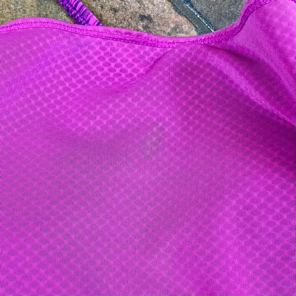 Lucy Feel The Beat Strappy Singlet Tank Top Medium Pink - Image 8