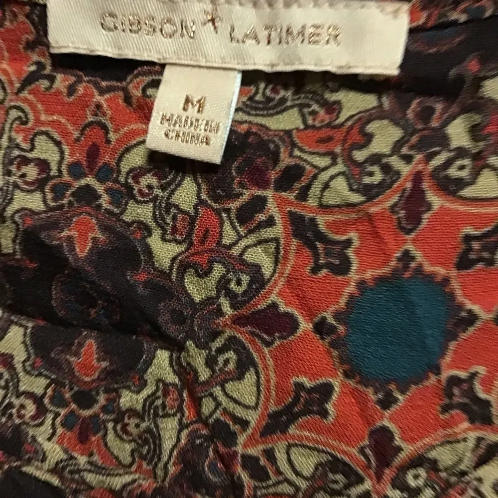 Gibson Latimer ethnic vibes peasant top - Image 2