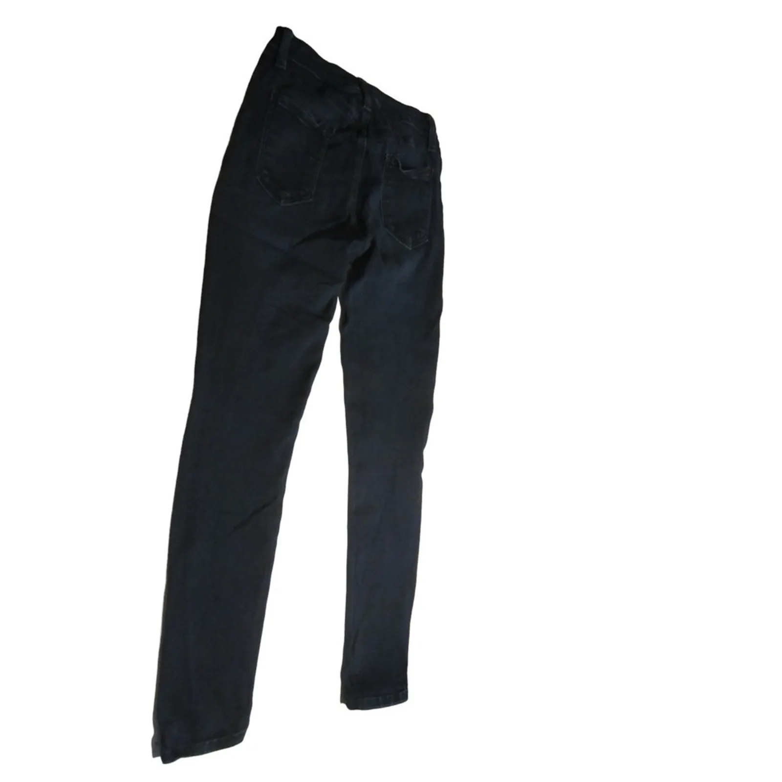 Minimalist Stretch Black Skinny Jeans JUST BLACK DENIM Size 26 - Image 8