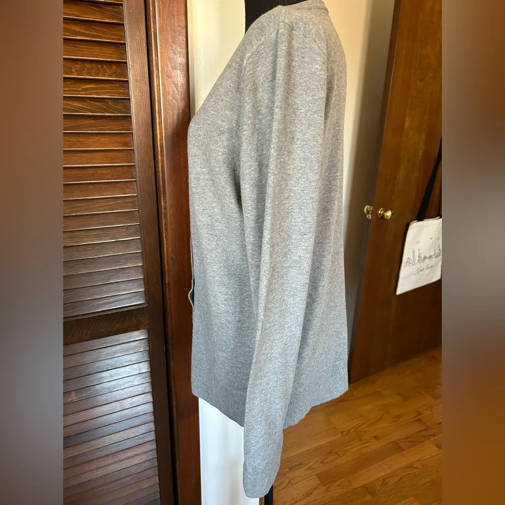 Merona  Heather Gray Cardigan - Image 3
