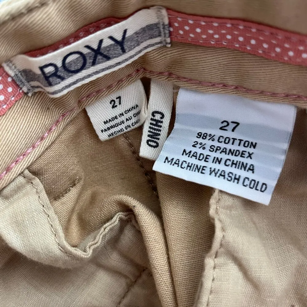 Roxy Super Soft Chino Pants - Size 27 - Image 7
