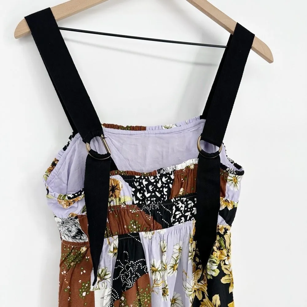 NEW Maeve Anthropologie Patchwork Floral Maxi Dress Colorful Boho Women's S - Image 7