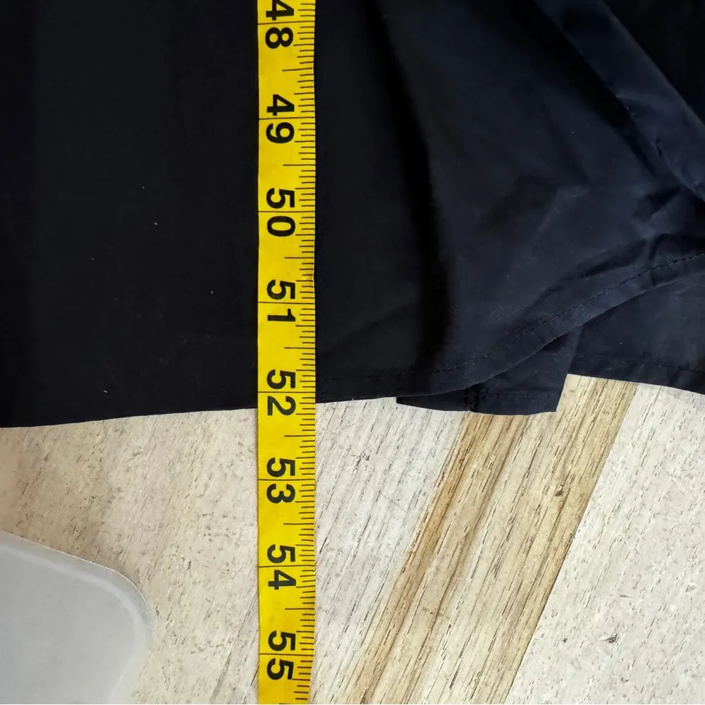 Woolrich black 100% cotton tied-waist poplin shirt dress NEW - Image 9