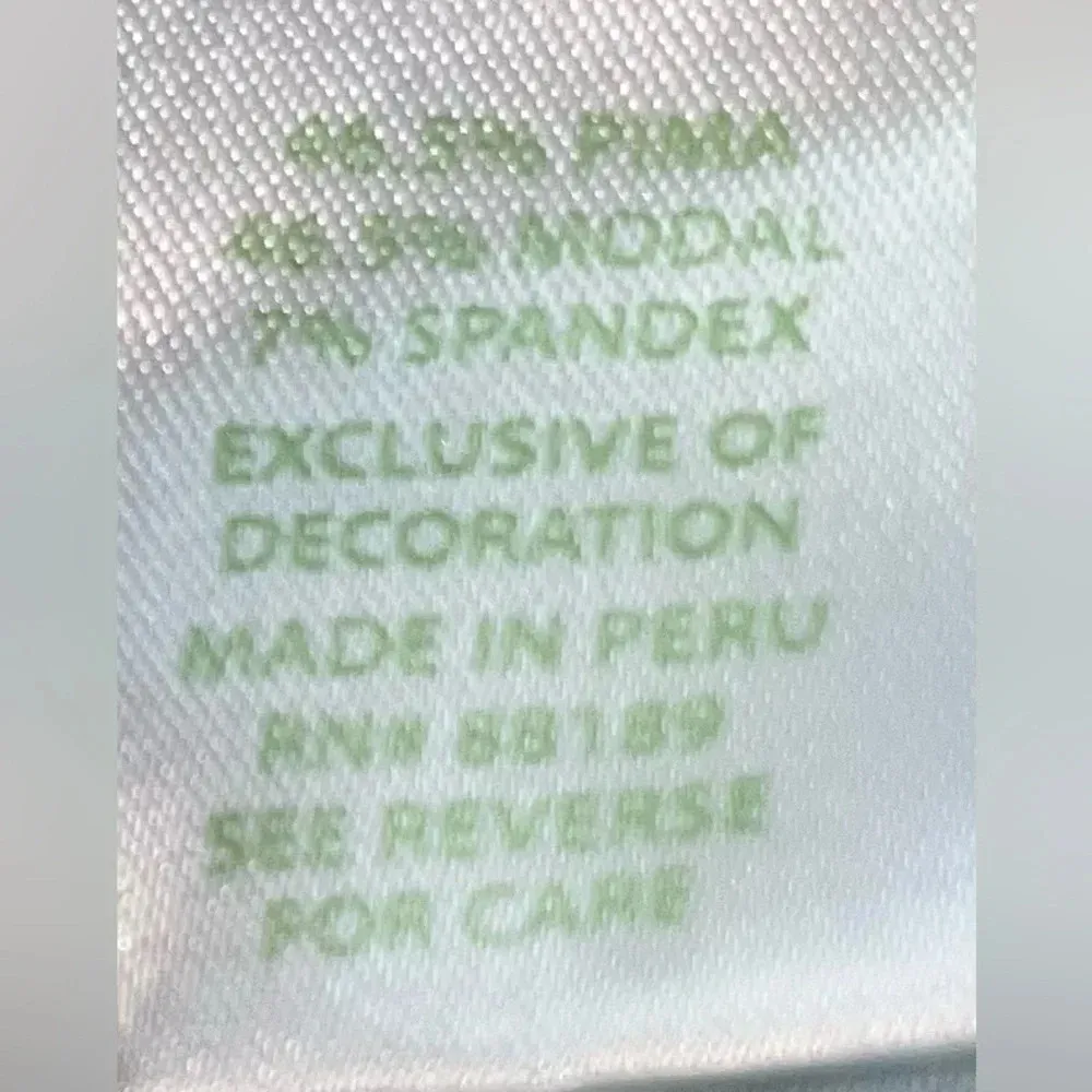 Margot Pima cotton blend spaghetti strap top, size Medium - Image 2