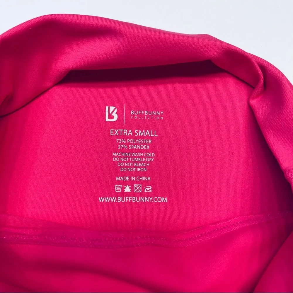 Buff Bunny Laser Cut Pink Leggings Yoga Pants Performance Stretchy Active XS - Image 4