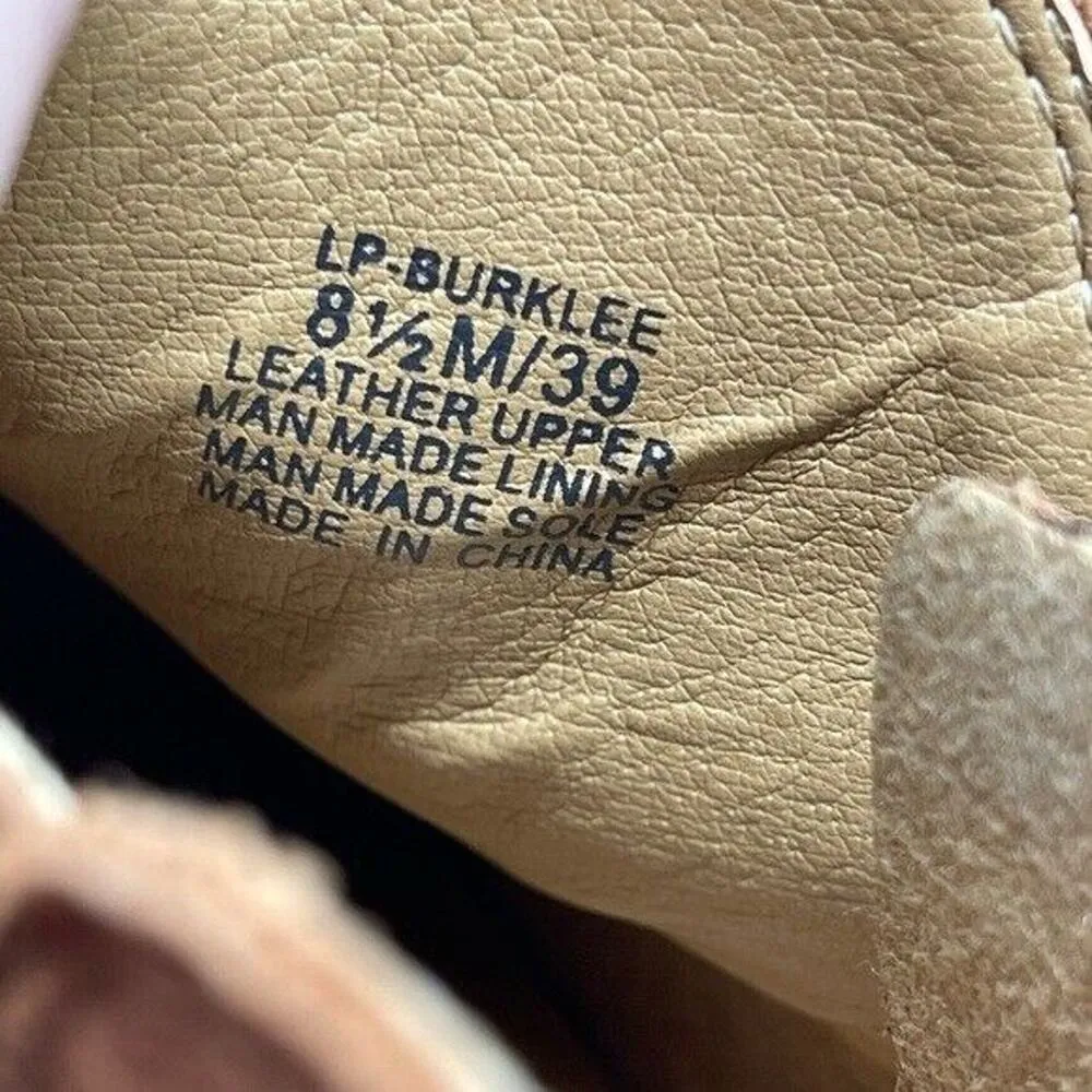 Lucky Brand‎ 8.5 LP-Burklee Brown Booties Leather 39 - Image 2