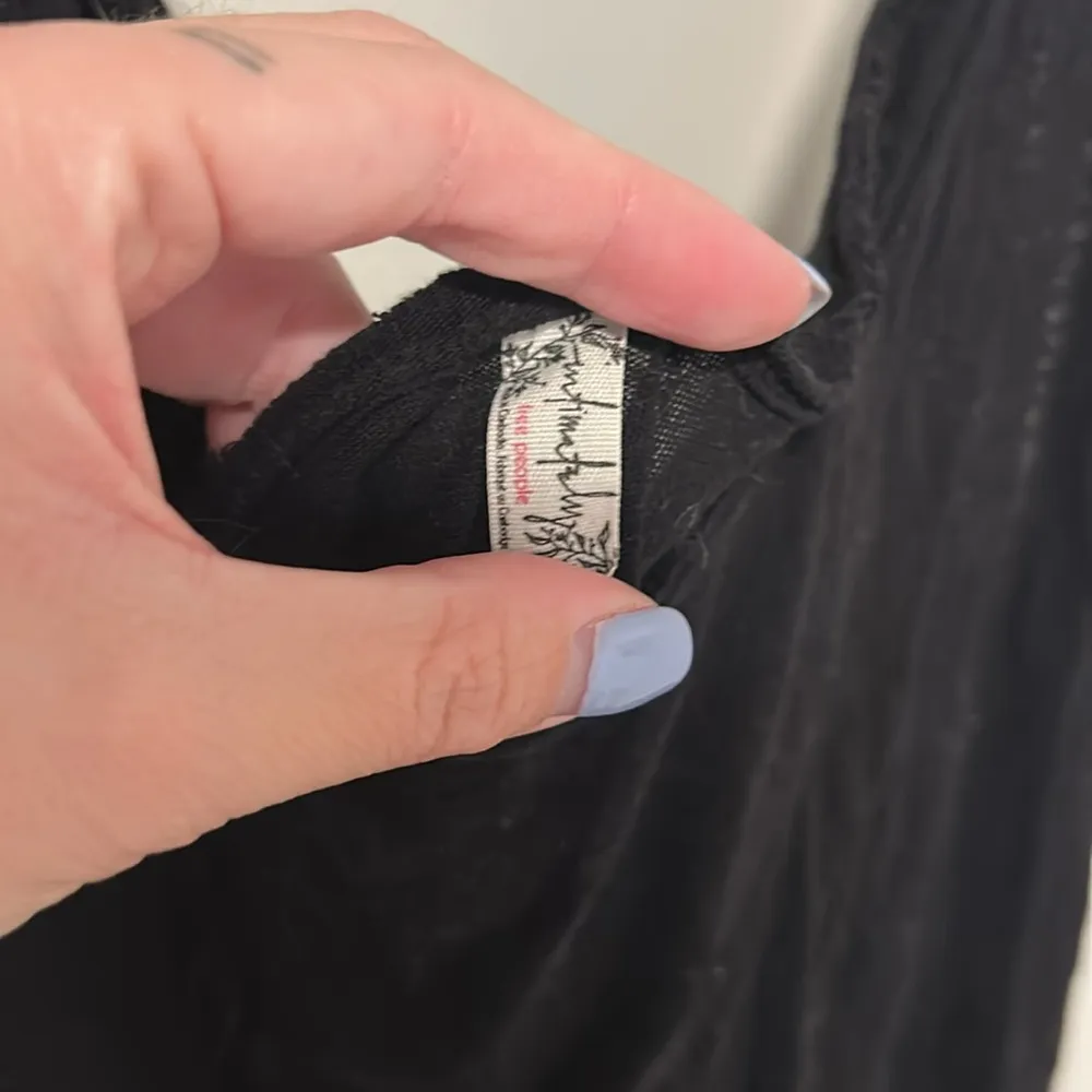 Intimately Free People Black Bodysuit Lace Festival Size Small - Image 2