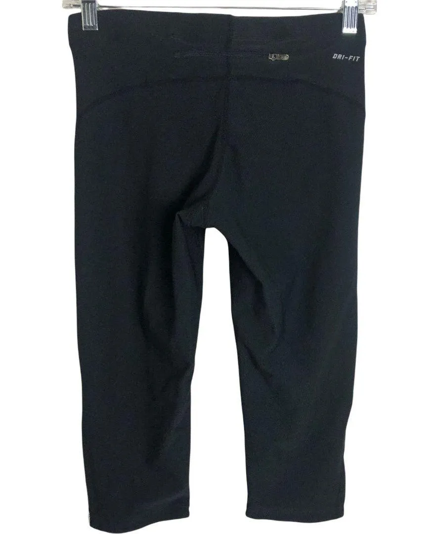 Women Crop Dri-Fit Pant With Adjustable Waist Band And Back Zipper Pocket S - Image 2