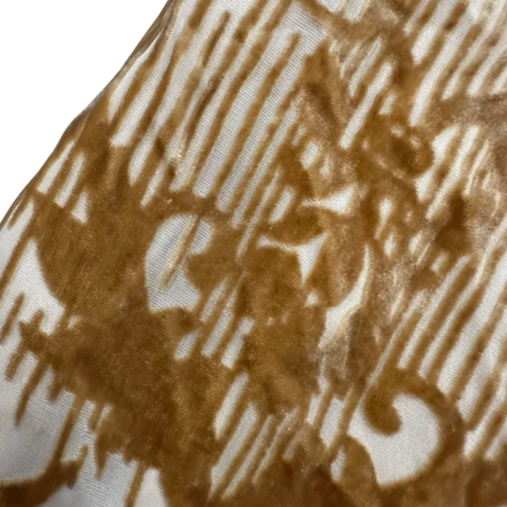 Sundance Champagne Vineyard Silk blend Burnout Velvet Party Dress Size 6 - Image 6