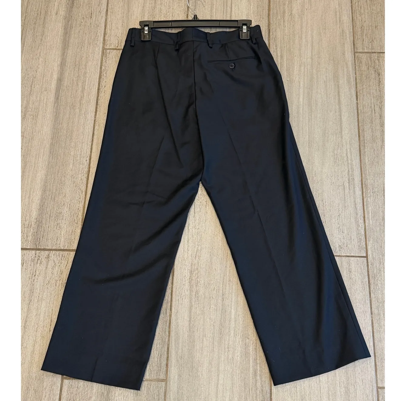 Golden Goose Wool Dress Pants Womens Small Black Straight Leg - Image 4