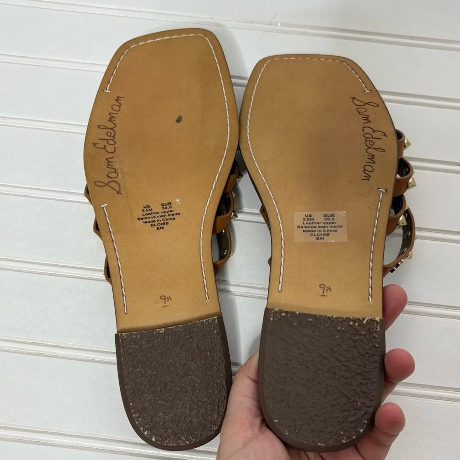 Sam Edelman Eloise Leather Sandals Sz 9 - Image 7