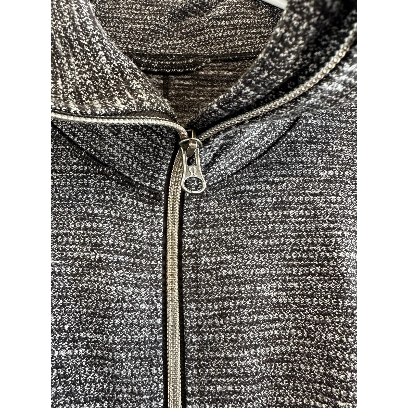 Lululemon Athletica 6 Gray Cowl‎ Mock Neck Full Zip Fitness Yoga Jacket Outdoor - Image 6