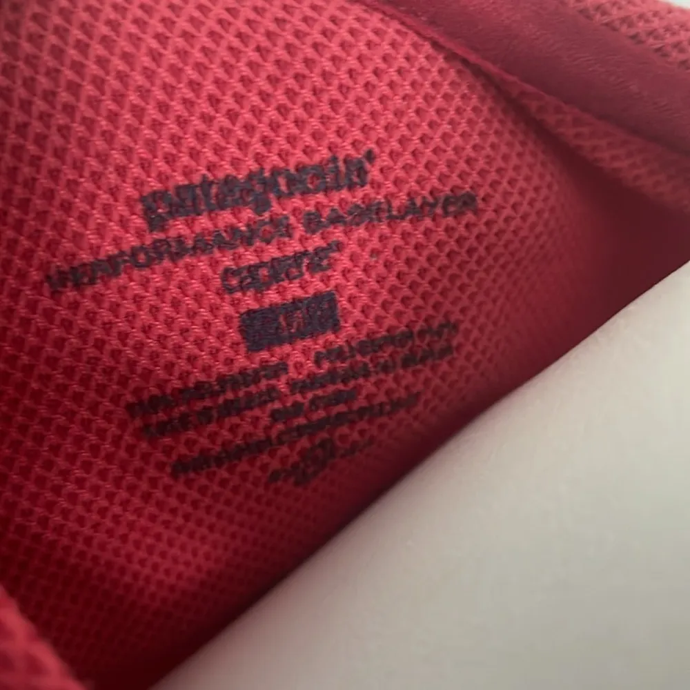 Patagonia Capilene Long Sleeve Performance Baselayer Red Shirt size medium - Image 6