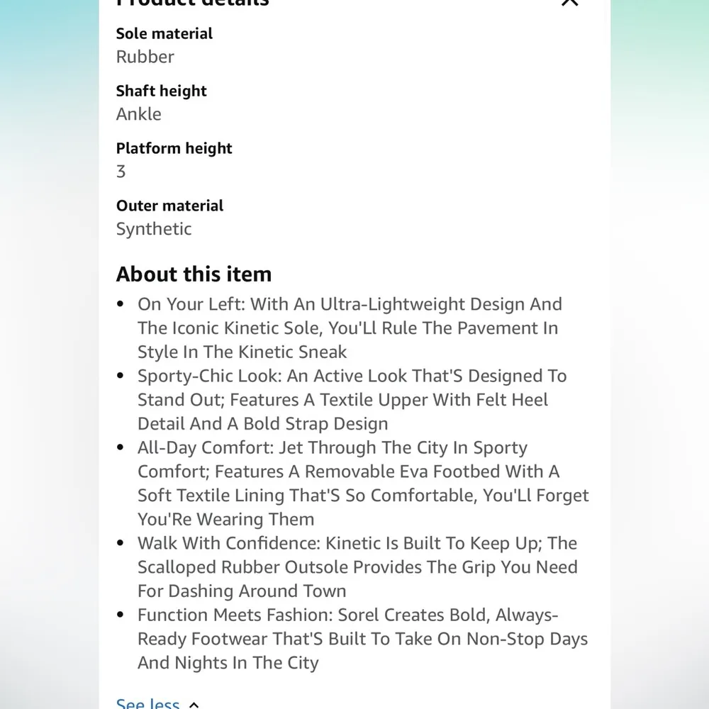 Sorel Women’s Kinetic Sneak Sneakers - Image 2