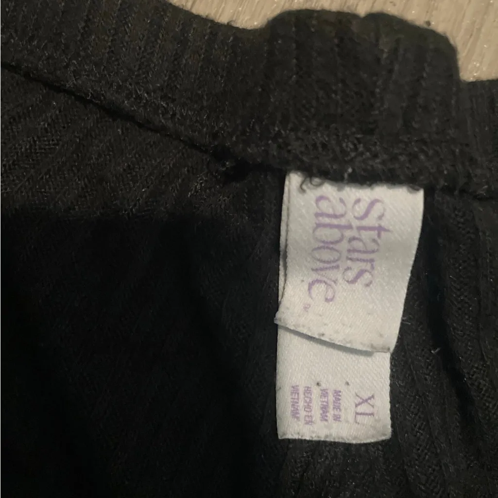 Stars Above Black Sleep Shorts - Image 2