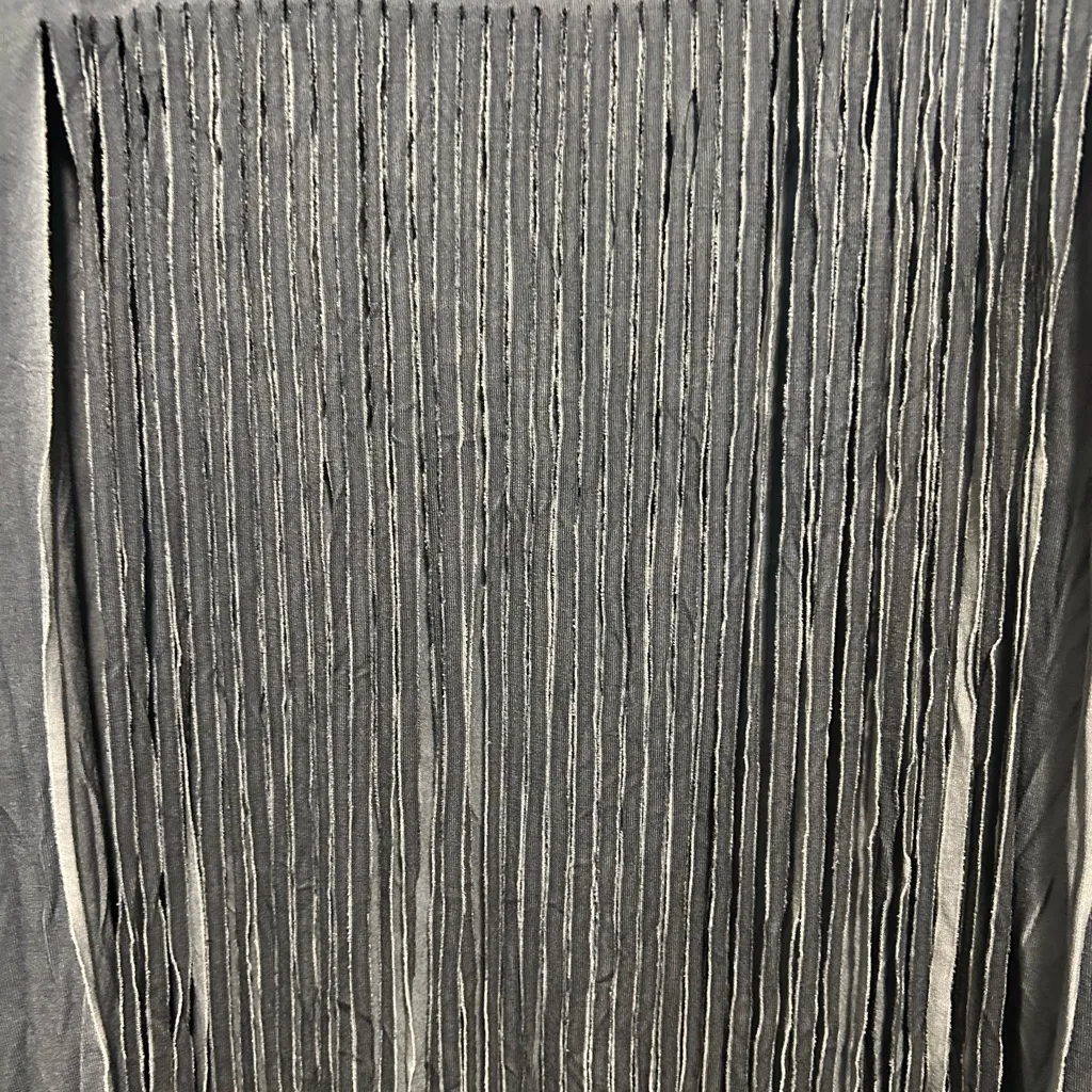 NWT P.O.L Denim Blue Fringe Detail Fabric Tank Top Size Medium - Image 5