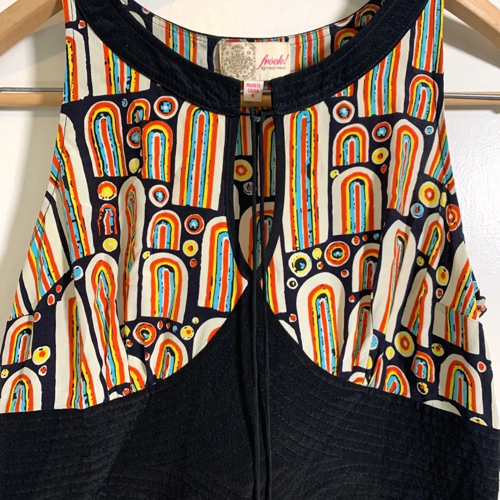 Frock by Tracey Reece silk rainbow dress arch 8 pride proud - Image 3