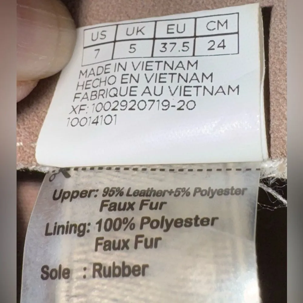 TOMS Size 7 Paxton 10014101 Women’s Taupe Leather Suede Slip On Mid Top Shoes - Image 7