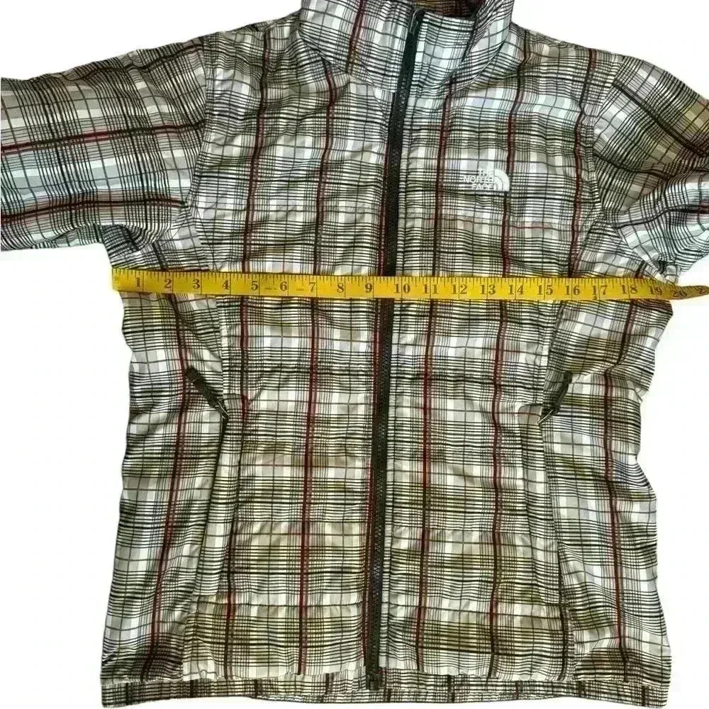 The Nortth Face Woman’s Brown Plaid Milletan Insulated Jacket She Size Medium. - Image 7