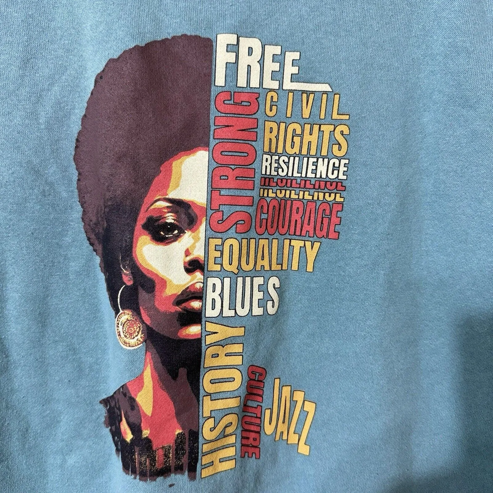 PAM GRIER Coffy Rap Graphic Print Vintage Of 70 80 90 style‎ Sweatshirt - Image 4