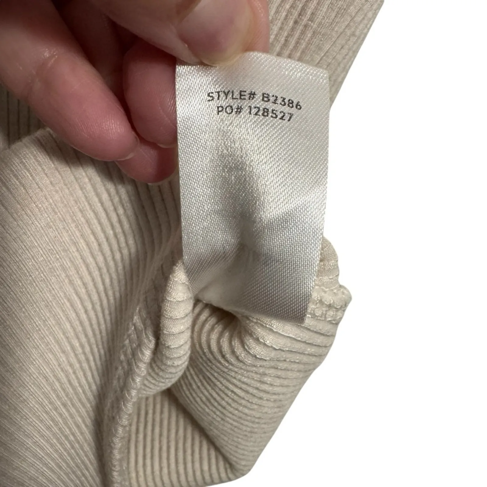 Lulus Sweet Crush Ivory Ribbed Square Neck Bodysuit - Image 9