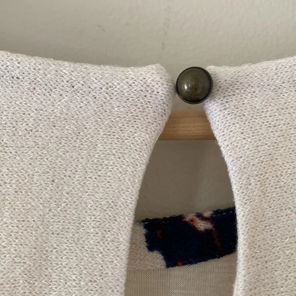 Anthropologie Maeve Anthousai Floral Knit Sweater Dress Bell Sleeves Size XS - Image 6