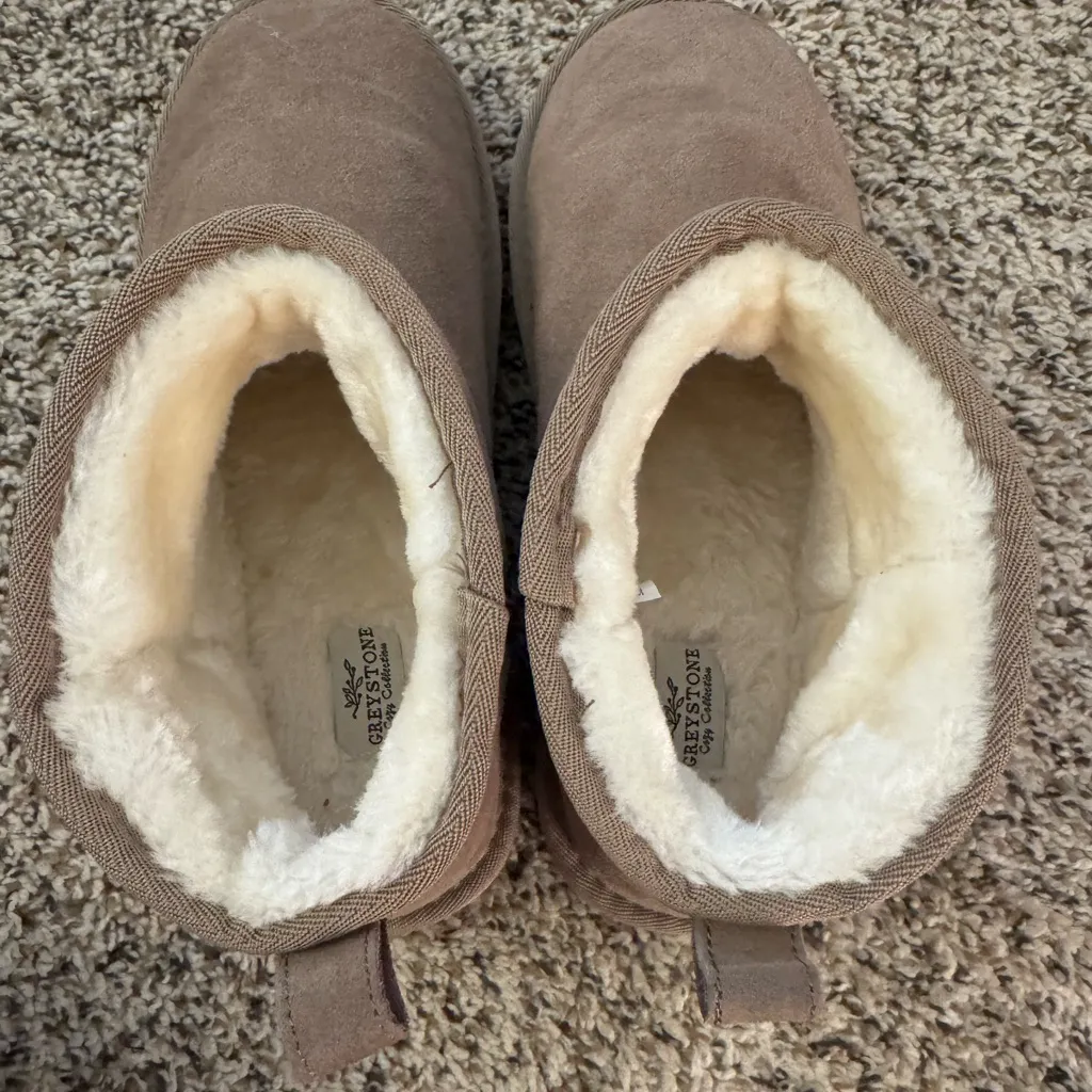 Greystone mini boots Tan Size 9 - Image 3