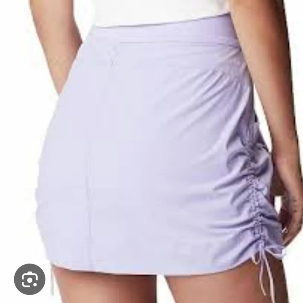 Columbia Omni Shield Anytime Casual Skort Lilac Smaĺl - Image 2