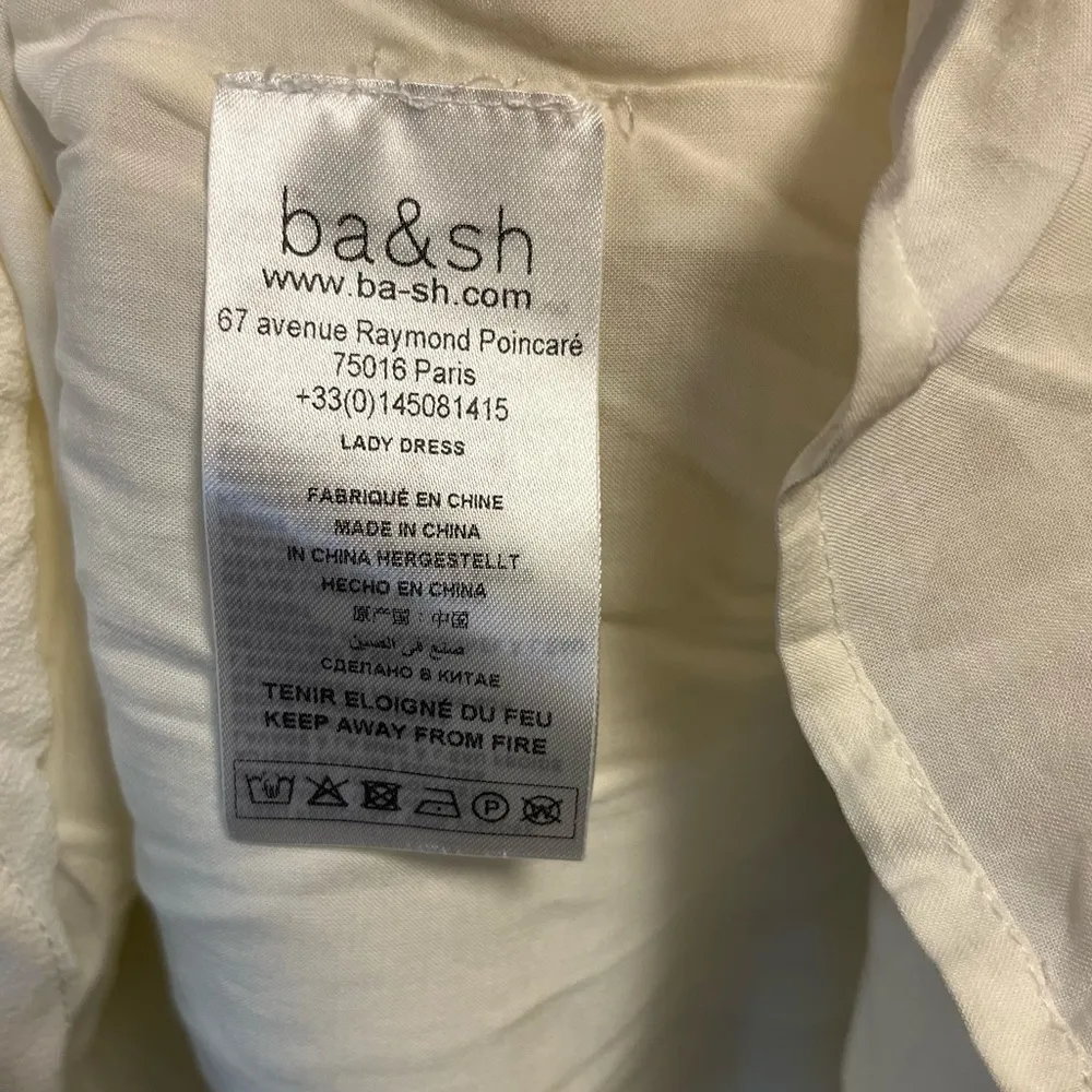 BA&SH Alma Dress Embroidered Mini Dress in Ecru w/ 3/4 Sleeves Sz XS/ US 2 NWT - Image 10