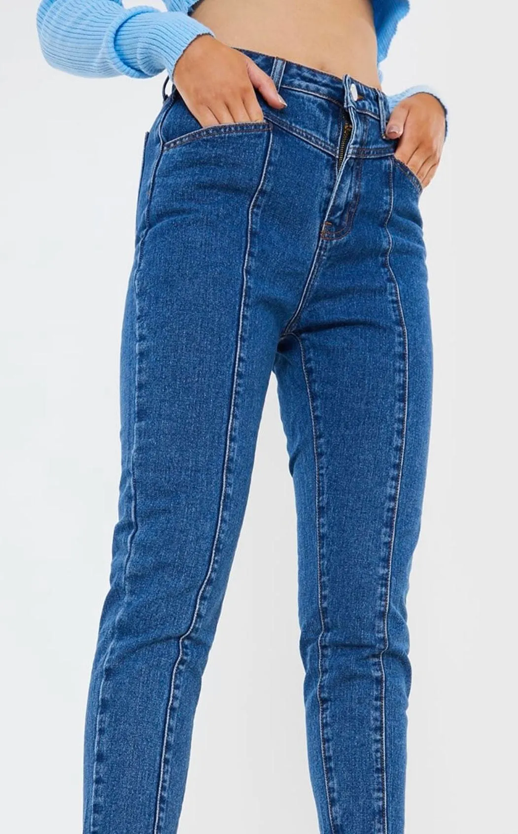 High Waisted Jeans - Image 3