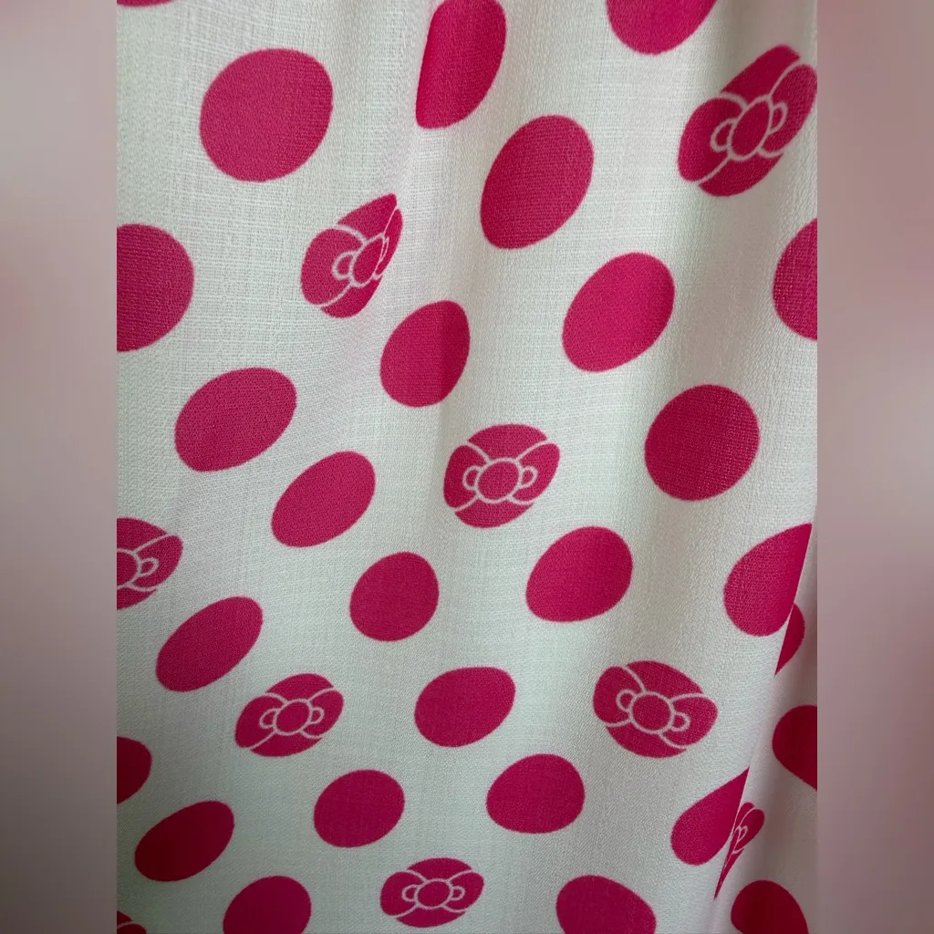 Hello Kitty for Shein Polka Dot Babydoll Dress Coquette Y2K Sanrio Core Sz M - Image 2