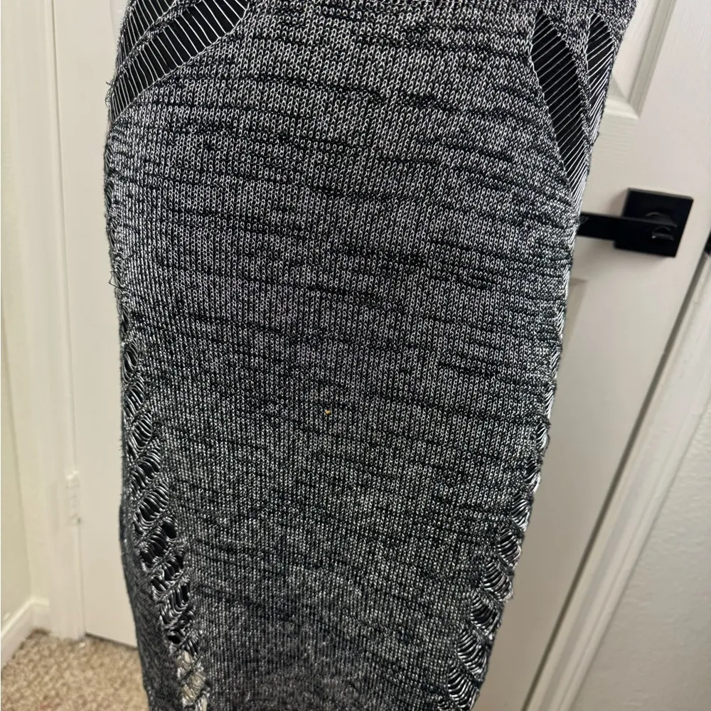 Bebe Elegant Gray Knit Dress.  #161 - Image 8