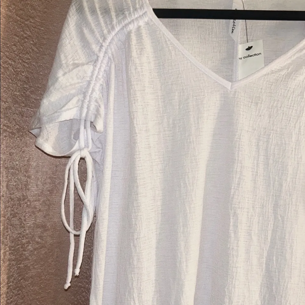 Ny Collection NWT  Size L V-Neck Boho Top - Image 3