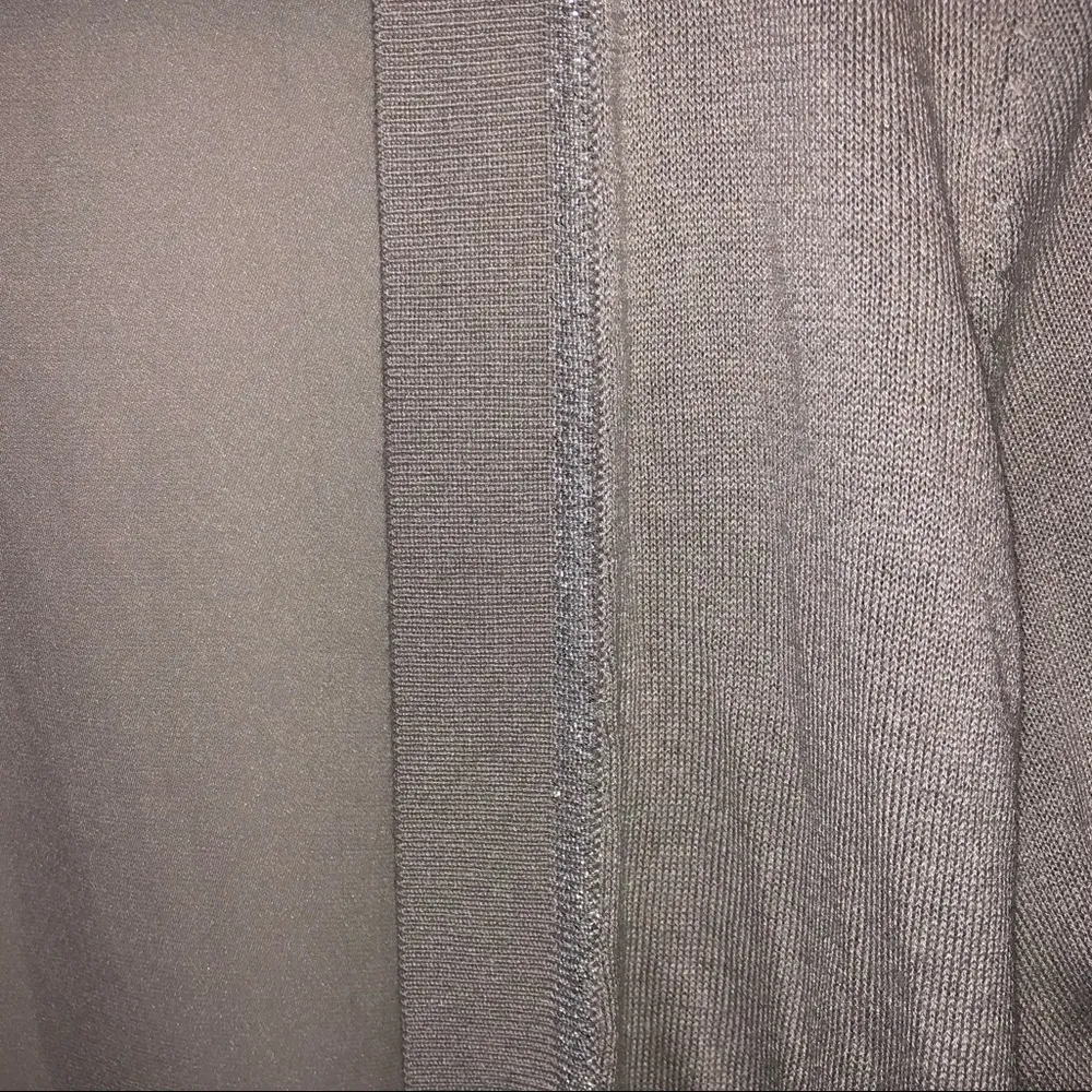 H&M Small Cardigan Grey with Silver Sparkle Lining - Image 5