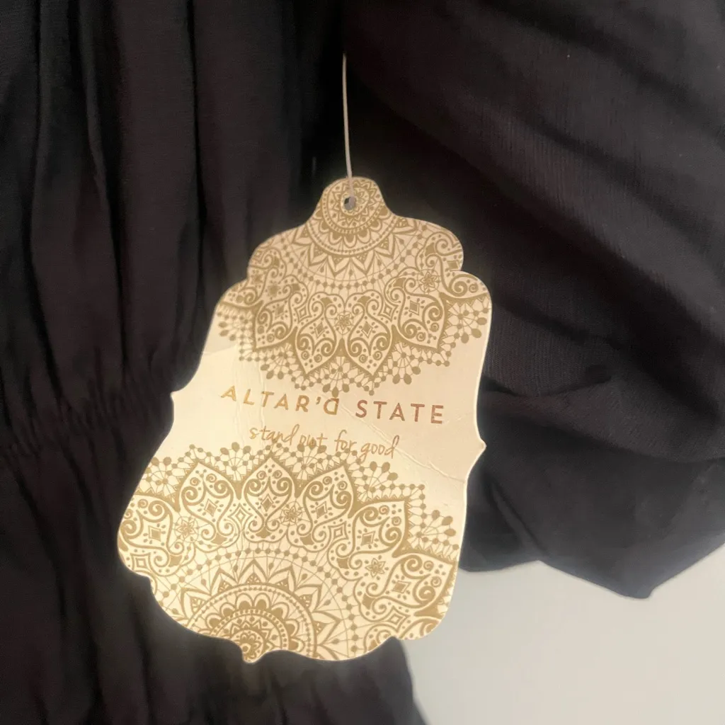 altar'd state NWT Black Dress Size XS‎ - Image 3