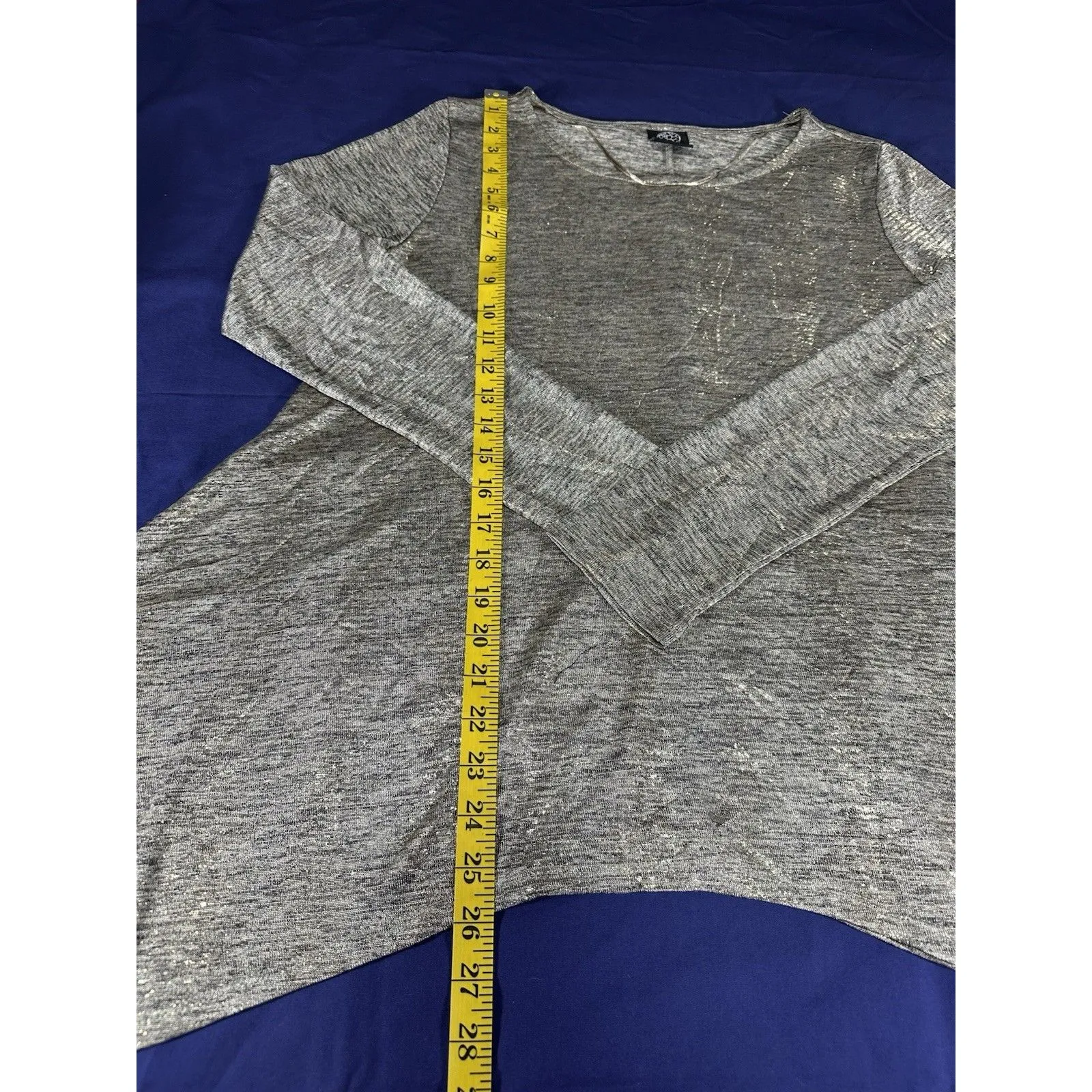 Bobeau Marled Pullover Tunic Cozy Sweater Size M - Image 4