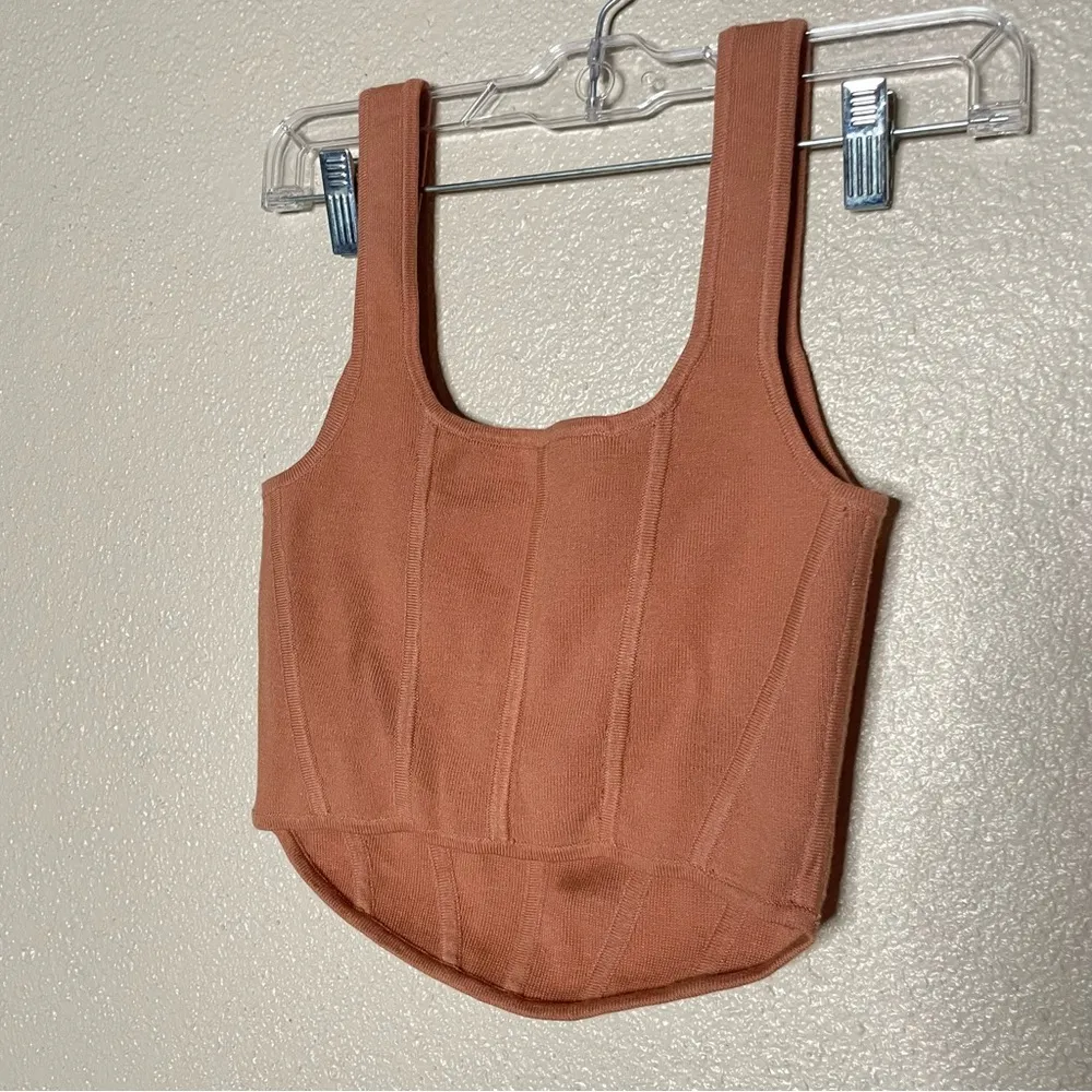 Babaton Sculpt knit Bustier Tank Small A1 - Image 10