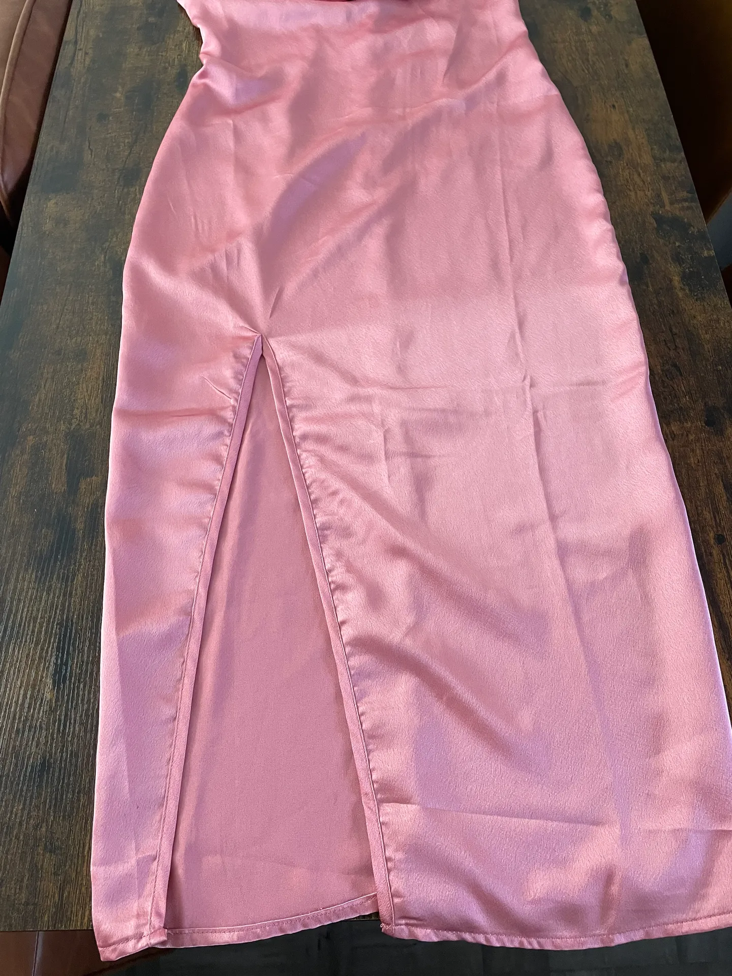 PLT Rose Strappy Satin Cowl Midi Dress  - Image 10