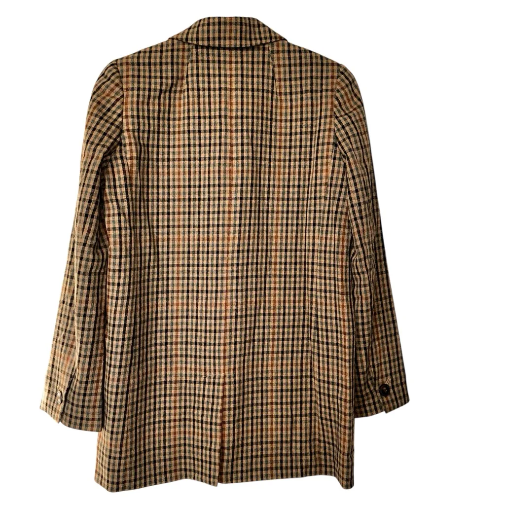 Madewell Dorset Blazer in Coster Plaid Slouchy office chic XS - Image 3