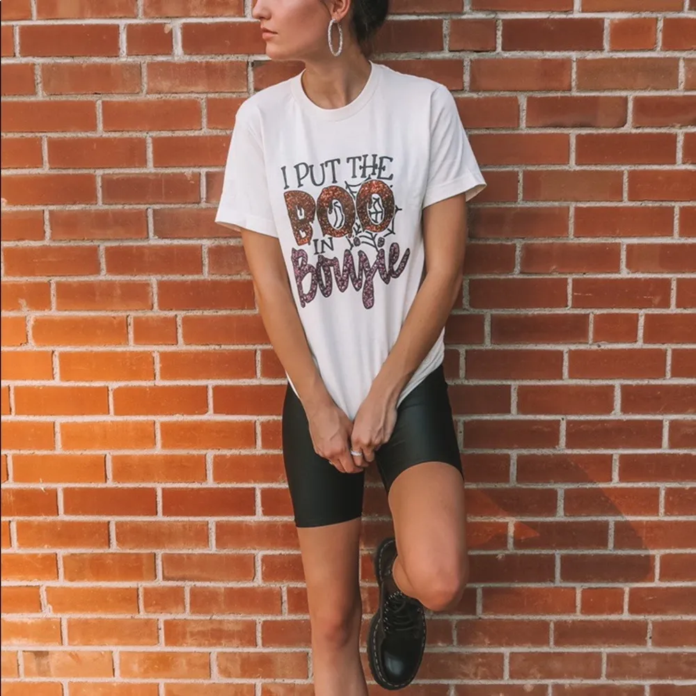 I Put The Boo In Boujie Halloween Graphic Tee Size undefined - Image 3