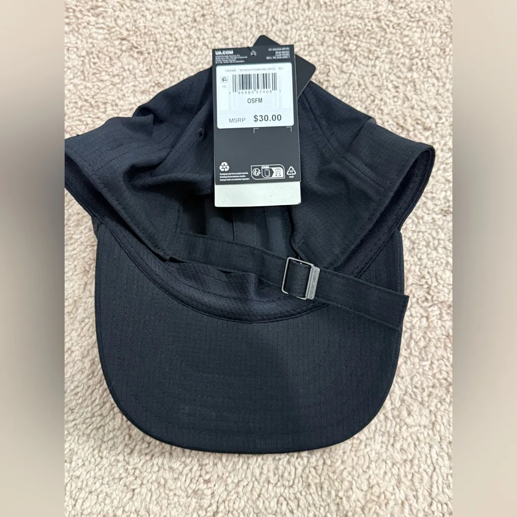 Nwt Womens Under Armour Black Cap - Image 2