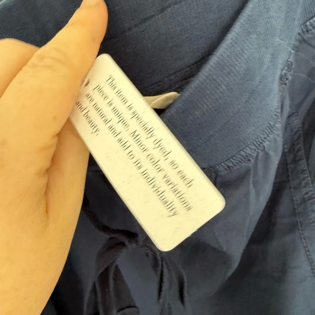 Soft Surroundings Women’s 1X Plus Size Navy Cropped pants New - Image 3