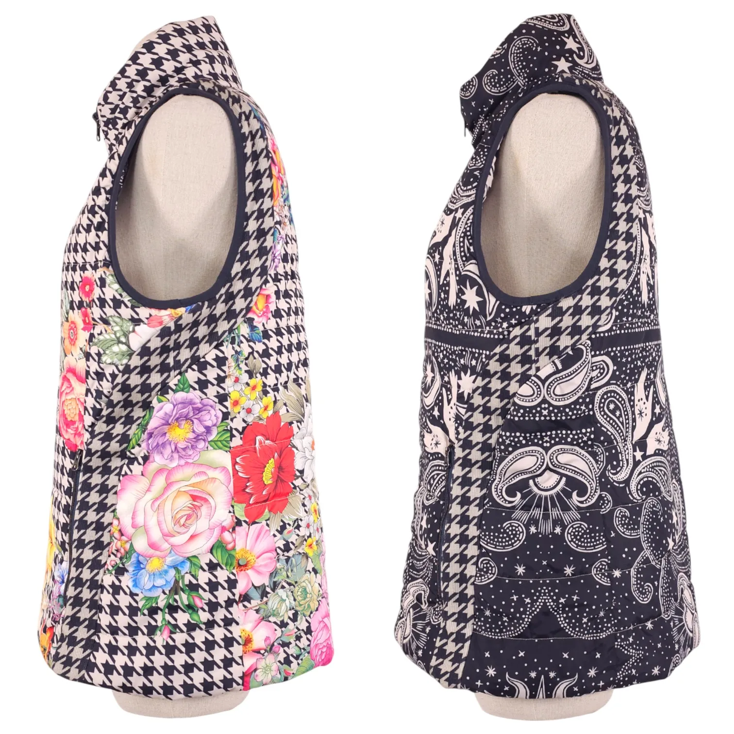 Johnny Was Sasha Reversible Vest Jacket Sz Medium - Image 3