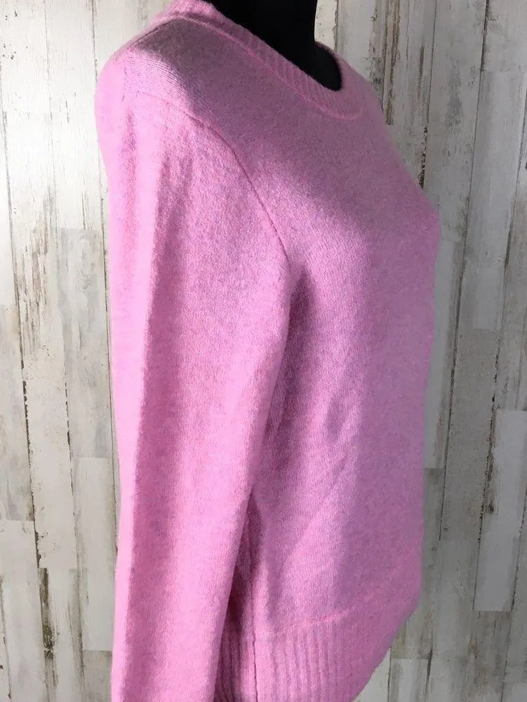 J. Crew Crewneck Sweater Supersoft Yarn Pink Top - Image 7