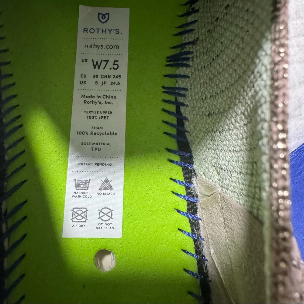 ROTHY’S Stardust Metallic The Original Slip - Image 6